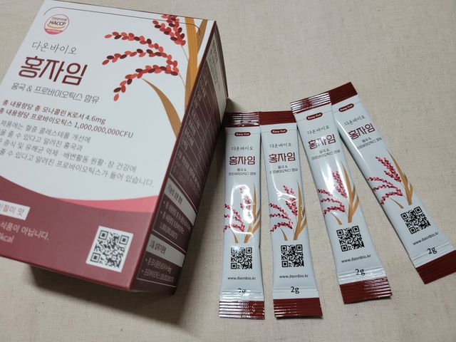 하루 1포로 콜레스테롤, 유산균, 고역가 소화효소까지 한번에 섭취! 다온바이오 홍자임 1개월분(30포) 리뷰 사진