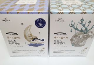 (주)쟈뎅 쟈뎅 클래스 핸드 드립 커피 10P 2종_디카페인 1종+랜덤 플레이버 1종 — 5점을 준 리뷰어가 2021년 4월 올린 사용 사진