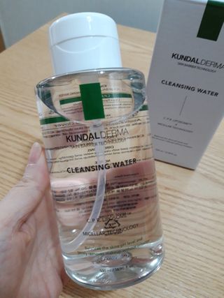 쿤달더마 C.P.R. 시카 pH밸런싱 클렌징 워터 500ml — 5점을 준 리뷰어가 2021년 1월 올린 사용 사진