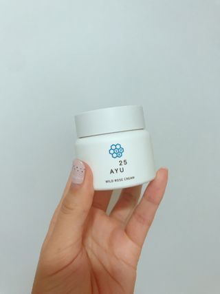 AYU25[아유트웬티파이브]다마스크로즈워터 베이스 천연 수분 촉촉 크림 — 5점을 준 리뷰어가 2021년 3월 올린 사용 사진