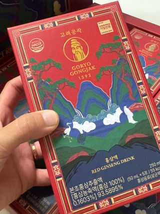 쿠팡구매평-[고려공작1392] 홍삼파우치 50mL X 30포 — 5점을 준 리뷰어가 2025년 9월 올린 사용 사진
