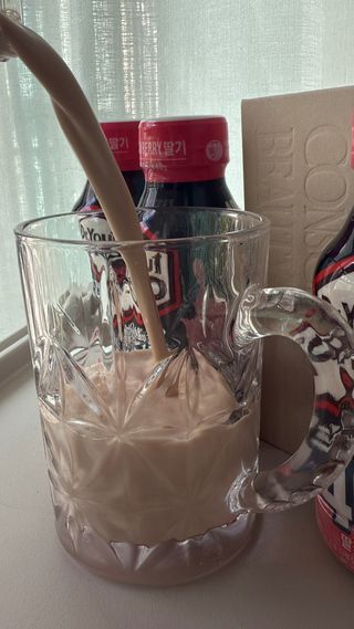 닥터유 프로 단백질드링크 40g 딸기 — 4점을 준 리뷰어가 2025년 7월 올린 사용 사진
