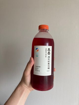 트롯전통식혜 트롯레드비트식혜 1리터 +500리터 — 5점을 준 리뷰어가 2021년 5월 올린 사용 사진