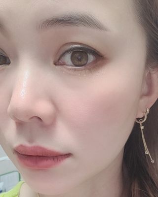 렌시스 LENSSIS [ 렌시스 ] 영롱한 색감의 혼혈렌즈 ＃루나시리즈 1개월용 ｜ 3컬러 중 택1 ｜ — 5점을 준 리뷰어가 2021년 7월 올린 사용 사진