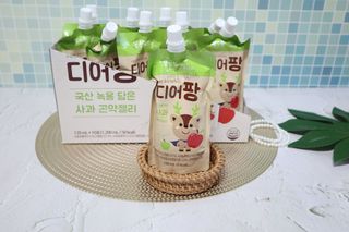 [몸엔용] 우리 아이 건강간식, 달콤한 녹용곤약젤리 디어팡 4종 — 5점을 준 리뷰어가 2021년 8월 올린 사용 사진