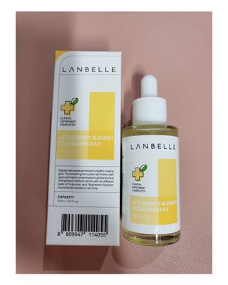 랑벨 비타 에너지 잡티 앰플 50ml 고농축 비타민, 저자극, 수분 촉촉, 미백 앰플 — 5점을 준 리뷰어가 2022년 4월 올린 사용 사진