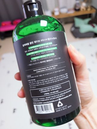 블랙페블 남성청결제 올인원 바디워시 클린 웨이브 — 5점을 준 리뷰어가 2021년 4월 올린 사용 사진
