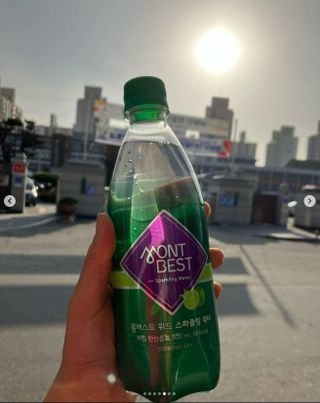 몽베스트 Montbest with Sparkling water Lime20병 — 5점을 준 리뷰어가 2022년 11월 올린 사용 사진