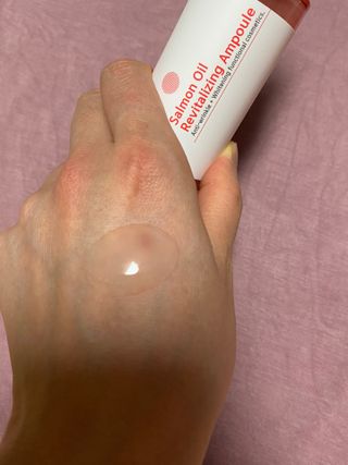 아이앤립 / EYENLIP 아이앤립 연어오일 리바이탈라이징 앰플 — 5점을 준 리뷰어가 2021년 3월 올린 사용 사진