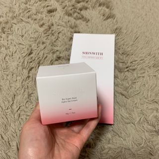 SOONWITH 바이오 수퍼 아쿠아 하이드로 젤 크림 — 5점을 준 리뷰어가 2021년 4월 올린 사용 사진