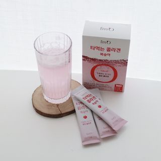 [음료수 대신 가능!]  빠르게 흡수되는 아임오 타먹는 콜라겐 1박스 — 5점을 준 리뷰어가 2023년 4월 올린 사용 사진