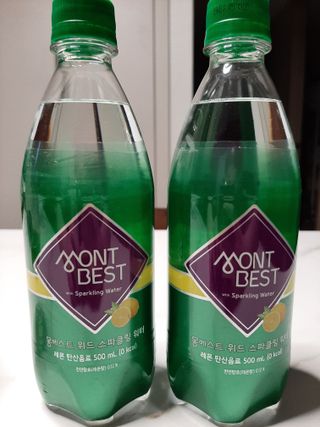 몽베스트 Montbest with Sparkling water Lemon OR Lime 20병(랜덤) — 5점을 준 리뷰어가 2022년 6월 올린 사용 사진
