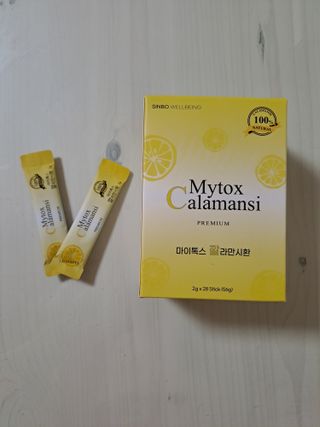 신보웰빙 마이톡스 깔라만시환 1박스/28포 — 5점을 준 리뷰어가 2023년 10월 올린 사용 사진