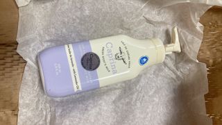 카프리나 산양밀크 모이스춰라이징 바디로션 350ml(라벤더향) — 5점을 준 리뷰어가 2023년 5월 올린 사용 사진