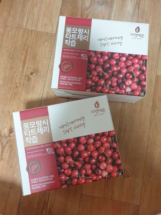 자연에온 몽모랑시 타트체리 착즙 100mL 10개입 2BOX — 5점을 준 리뷰어가 2020년 12월 올린 사용 사진