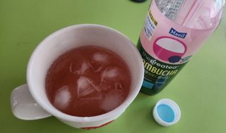 더그레잇티 콤부차 [매일유업] 더그레잇티 44kcal 콤부차 300ml *12개입 (오리지널 6개+베리리치 6개) — 4점을 준 리뷰어가 2023년 8월 올린 사용 사진