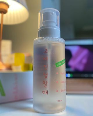 [시카앰플] 묘오한 고마진정할때 진정 스프레이 앰플 150ml — 5점을 준 리뷰어가 2021년 3월 올린 사용 사진