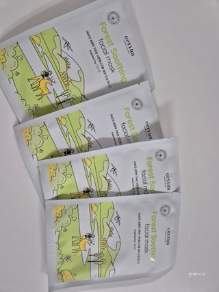세뚜아(Cettua) 나우[세뚜아] 포레스트 수딩 마스크 Cettual Forest  Soothing Mask 4매 — 5점을 준 리뷰어가 2024년 3월 올린 사용 사진