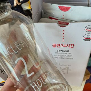 클린24시간 1BOX(5포) + 전용보틀(500ml) — 5점을 준 리뷰어가 2022년 8월 올린 사용 사진