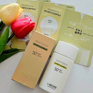 아이레시피 모이스트터치 스포츠 선밀크 50ml (SPF50+ PA+++) — 5점을 준 리뷰어가 2023년 6월 올린 사용 사진