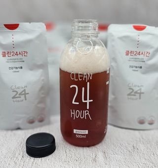 클린24시간 1BOX(5포) + 전용보틀(500ml) — 5점을 준 리뷰어가 2023년 7월 올린 사용 사진