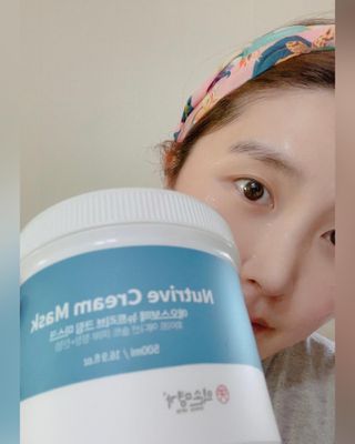약손명가코스메틱 에오스보떼 아쿠아 모이스처라이징 워터 크림 — 4점을 준 리뷰어가 2022년 1월 올린 사용 사진