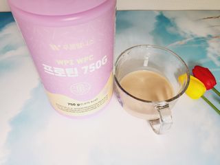 [푸름웰니스] 프로틴 다이어트 단백질 쉐이크 (750g) — 4.5점을 준 리뷰어가 2022년 4월 올린 사용 사진