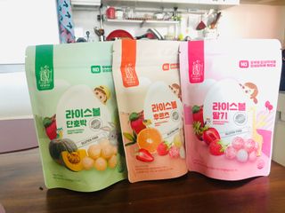 아비삭라이스볼 3종 /딸기,후르츠,단호박 — 5점을 준 리뷰어가 2021년 3월 올린 사용 사진