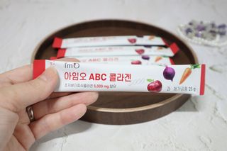 아임오 ABC 콜라겐 젤리 14포 — 5점을 준 리뷰어가 2021년 11월 올린 사용 사진