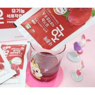 농업회사법인조은 유기농 석류 NFC 착즙주스 70ml 30포 — 5점을 준 리뷰어가 2021년 10월 올린 사용 사진