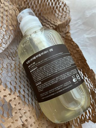빅그린 니치 퍼퓸 바이옴바디워시 500ml(상탈, 블랙베리&베이, 블랑쉐 3종 중 택1) — 5점을 준 리뷰어가 2022년 7월 올린 사용 사진