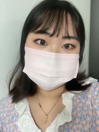 에어에이드 컬러 덴탈 마스크 — 4점을 준 리뷰어가 2021년 8월 올린 사용 사진
