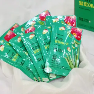 서울약사신협 잘 담은 알로애사과_70ml x 30포 — 5점을 준 리뷰어가 2021년 9월 올린 사용 사진