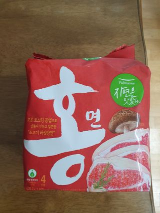 [풀무원] 자연은맛있다 정면, 백면, 홍면  세트 — 5점을 준 리뷰어가 2021년 4월 올린 사용 사진