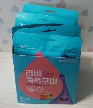 푸름웰니스 라바 쑥쑥구미 36g — 5점을 준 리뷰어가 2022년 3월 올린 사용 사진