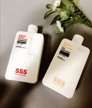 트리플에스 탈모 샴푸 275ml + 실크 트리트먼트 275ml — 5점을 준 리뷰어가 2021년 2월 올린 사용 사진