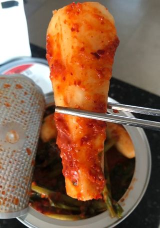셰프애찬 알타리김치 총각김치 1kg — 5점을 준 리뷰어가 2022년 10월 올린 사용 사진