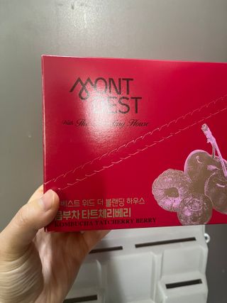 몽베스트 위드더 블랜딩 하우스 콤부차 _ 타트체리베리 — 5점을 준 리뷰어가 2023년 5월 올린 사용 사진