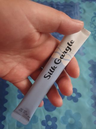 실크가글 실크단백질 함유 구강청결제 11ml 50포 — 5점을 준 리뷰어가 2021년 8월 올린 사용 사진