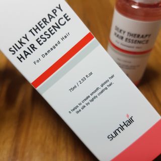 썸헤어 / SUMHAIR 썸헤어 실키 테라피 헤어 에센스 — 5점을 준 리뷰어가 2021년 6월 올린 사용 사진
