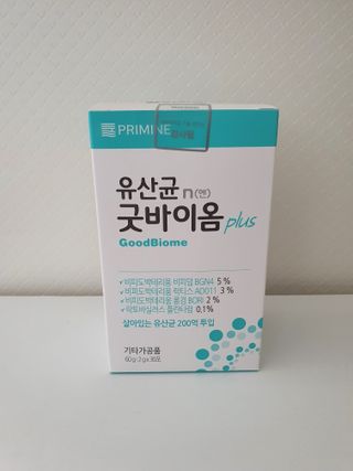 프리마인 유산균 국가지정연구소 선정, 살아있는 생유산균 200억 마리의 힘. 유산균n굿바이옴플러스 — 5점을 준 리뷰어가 2021년 10월 올린 사용 사진