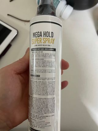 다슈코리아 다슈 포 맨 프리미엄 메가 홀드 슈퍼 스프레이 250ml — 5점을 준 리뷰어가 2021년 7월 올린 사용 사진