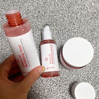아이앤립 / EYENLIP 아이앤립 연어오일 리바이탈라이징 토너+앰플+크림 3종 세트 — 5점을 준 리뷰어가 2021년 6월 올린 사용 사진