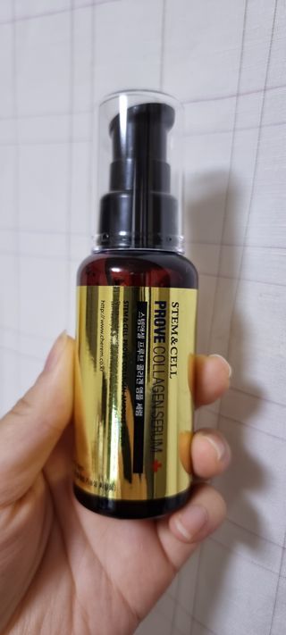 체르엠  프루브 콜라겐 앰플세럼 60ml 1병 — 5점을 준 리뷰어가 2021년 10월 올린 사용 사진