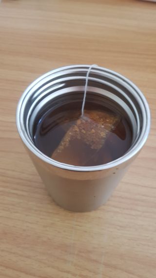 산그리메 국내산 호박차 100티백 대용량 삼각티백차 — 4점을 준 리뷰어가 2021년 6월 올린 사용 사진