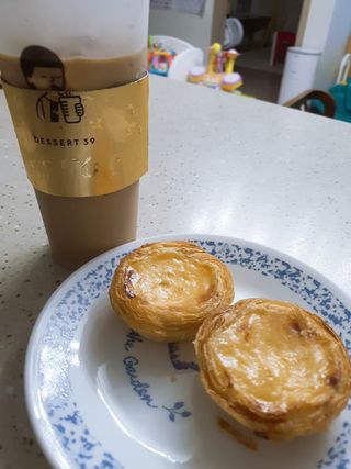 디앙뜨 포르투갈 에그타르트 오리지널 맛+패션후르츠 맛 중 택1 — 5점을 준 리뷰어가 2021년 7월 올린 사용 사진