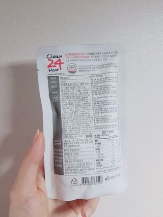 클린24시간 1BOX(5포) + 전용보틀(500ml) — 5점을 준 리뷰어가 2022년 10월 올린 사용 사진