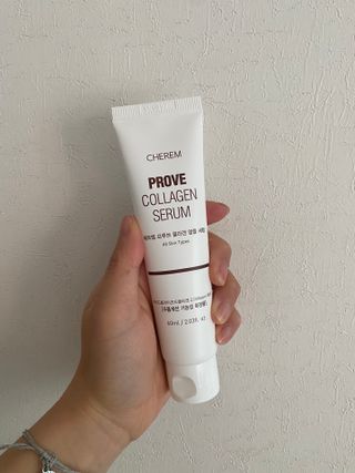 체르엠  프루브 콜라겐 앰플세럼 60ml 1병 — 5점을 준 리뷰어가 2022년 1월 올린 사용 사진