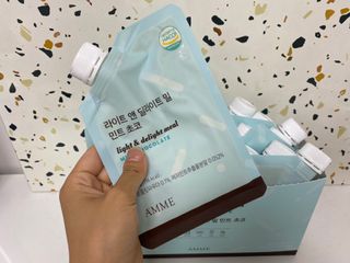 아므_이너뷰티 라이트 앤 딜라이트 밀 민트 초코 — 4.5점을 준 리뷰어가 2021년 7월 올린 사용 사진
