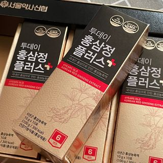 서울약사신협_투데이홍삼정플러스스틱_10g x 60포 — 5점을 준 리뷰어가 2021년 6월 올린 사용 사진